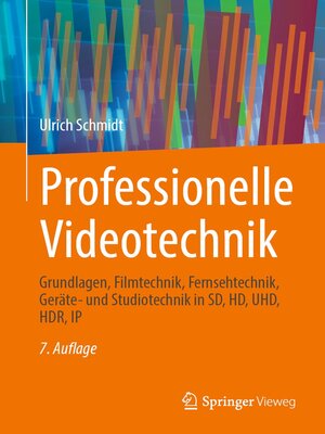 cover image of Professionelle Videotechnik